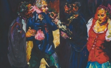 Neda Arizanovic, George Dandin, huile sur toile, 120x140